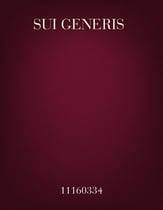 Sui Generis SA choral sheet music cover